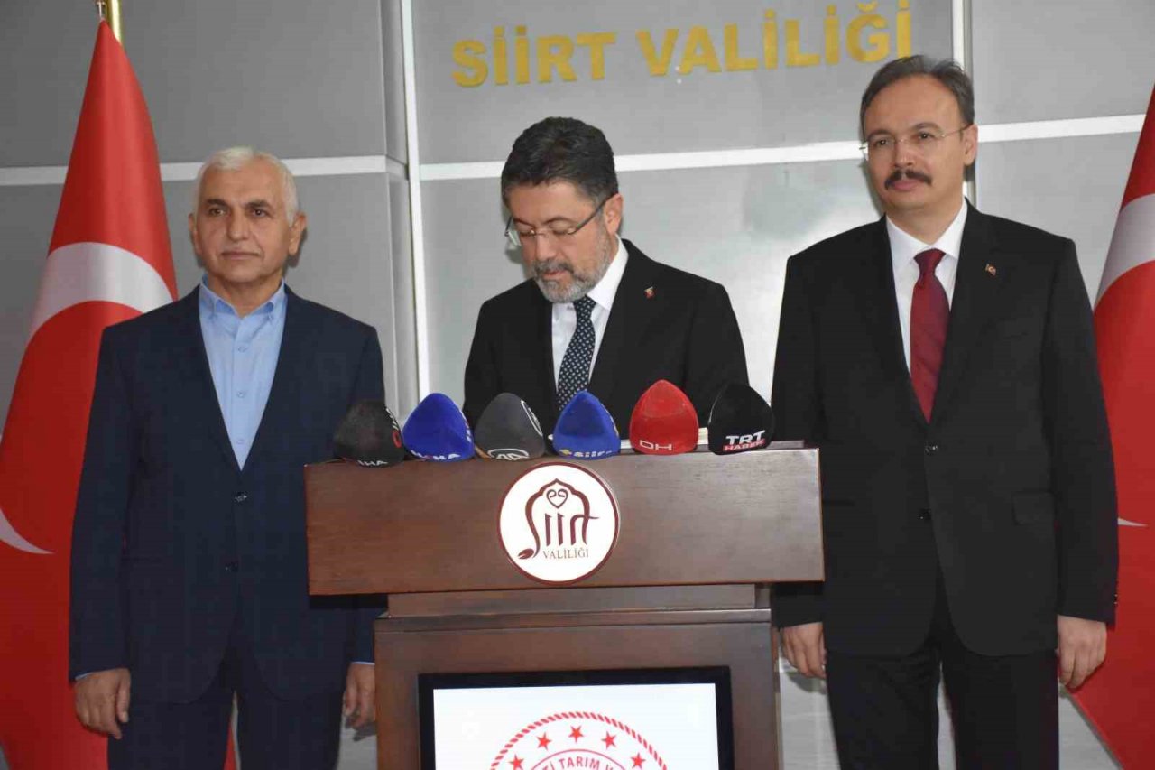 Tarım ve Orman Bakanı İbrahim Yumaklı Siirt’te