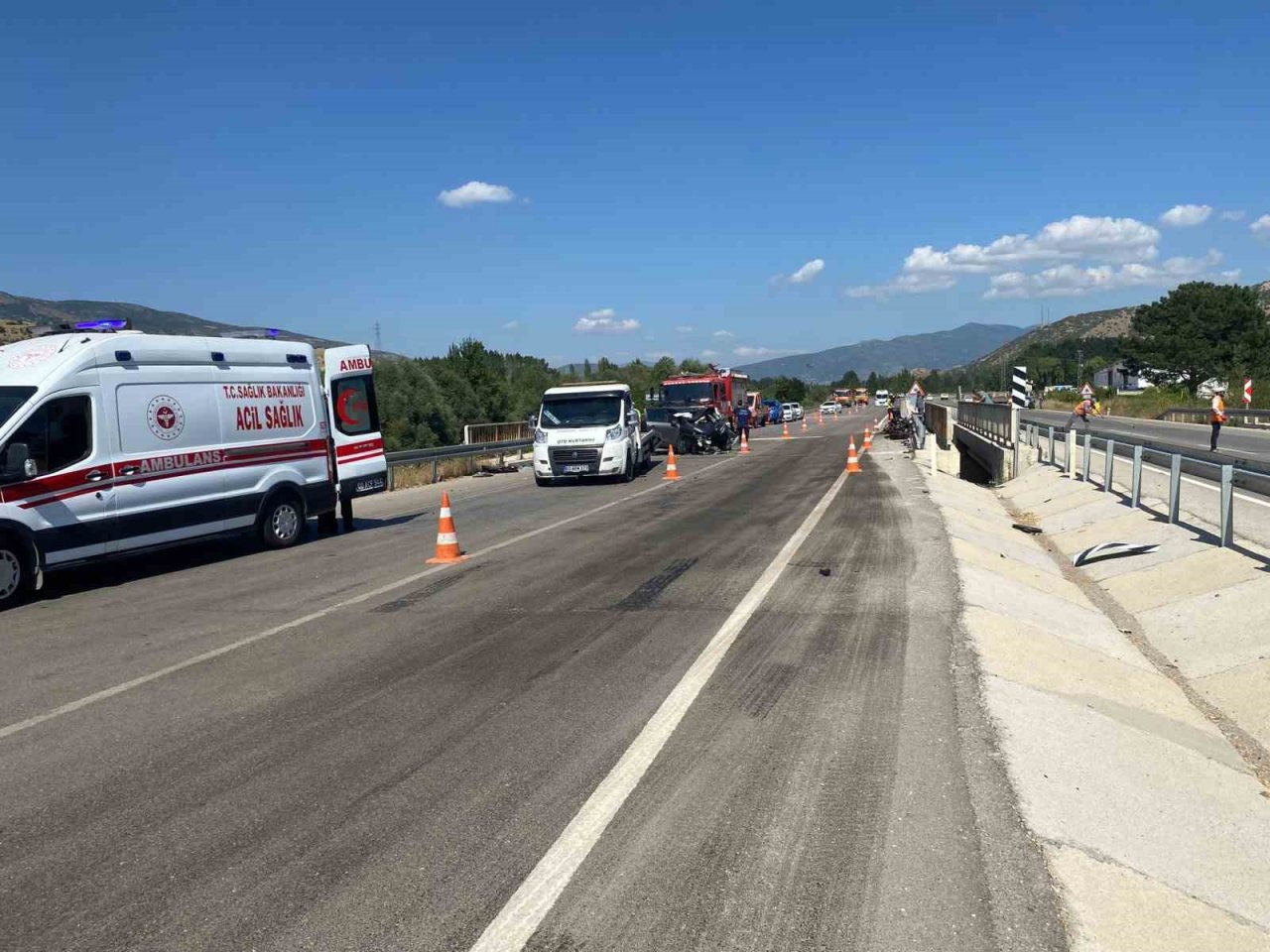 Tokat’ta trafik kazası; 1 kişi öldü, 1 kişi ağır yaralandı