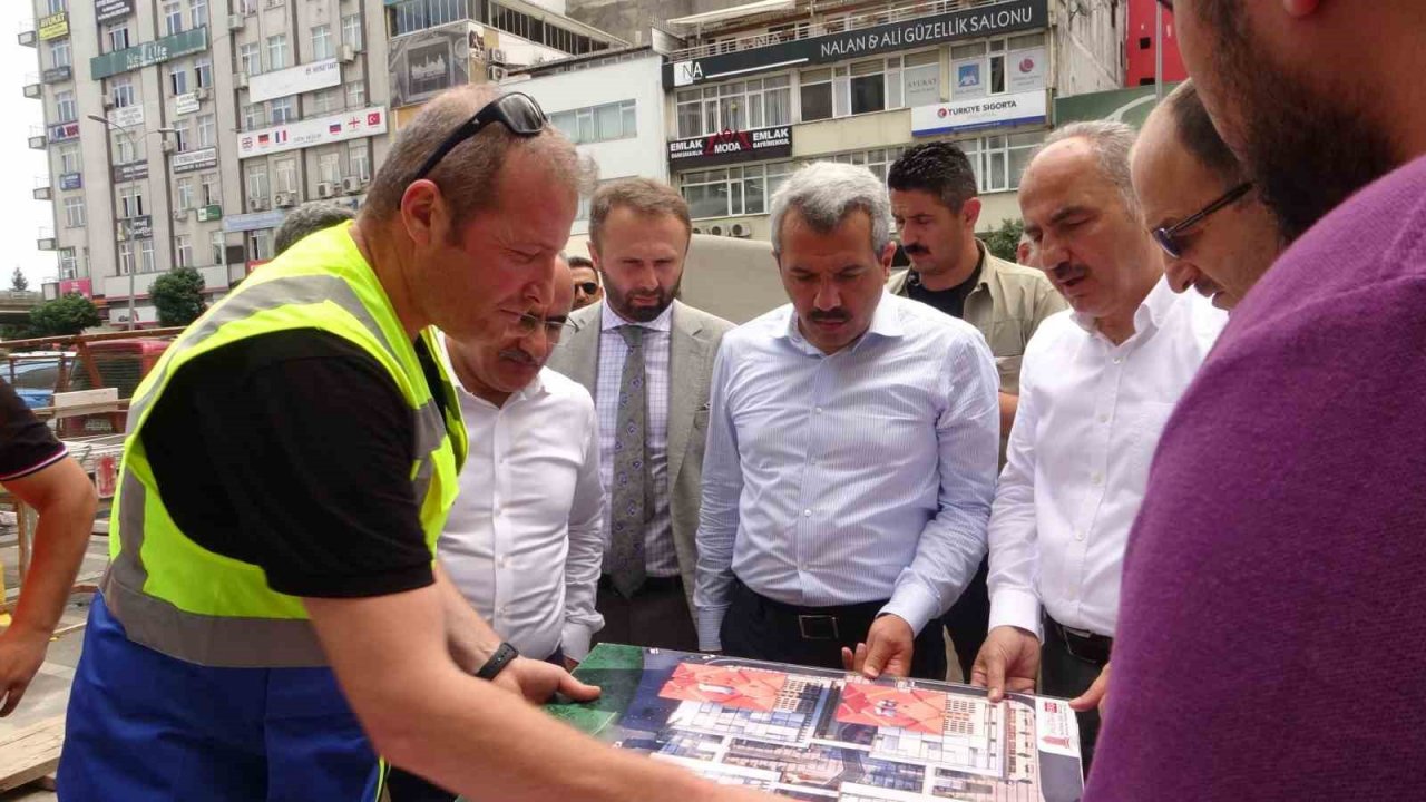 Rize’nin yeni valisi İhsan Selim Baydaş ayağının tozu ile yatırımları yerinde inceledi