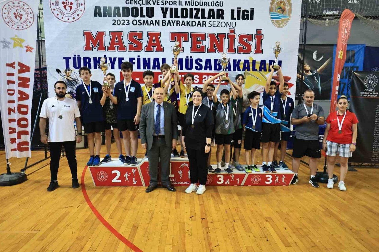 Anadolu Yıldızlar Ligi Masa Tenisi Türkiye Şampiyonası tamamlandı