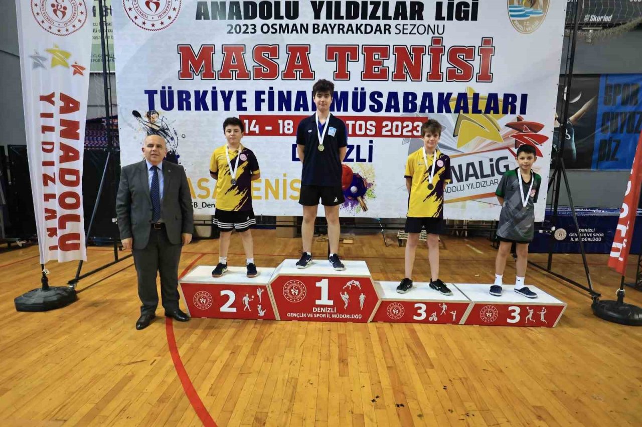 Anadolu Yıldızlar Ligi Masa Tenisi Türkiye Şampiyonası tamamlandı