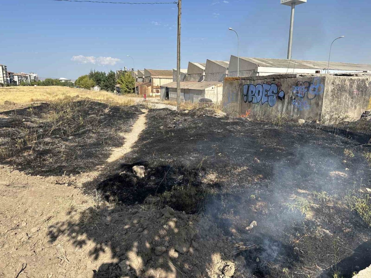 Korkutan yangın hayırsever operatör söndürüldü