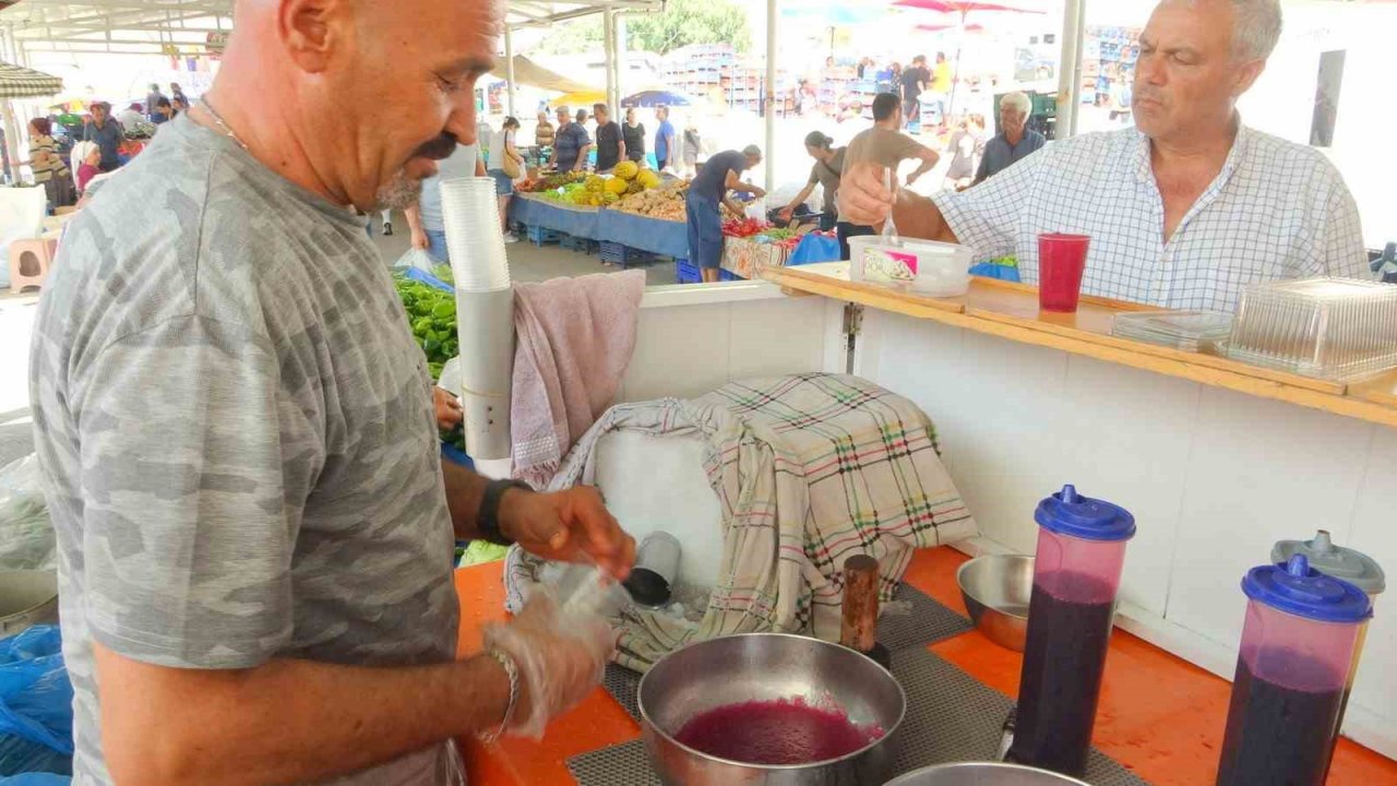 Muğla’da sıcaklara kar helvası ile çözüm