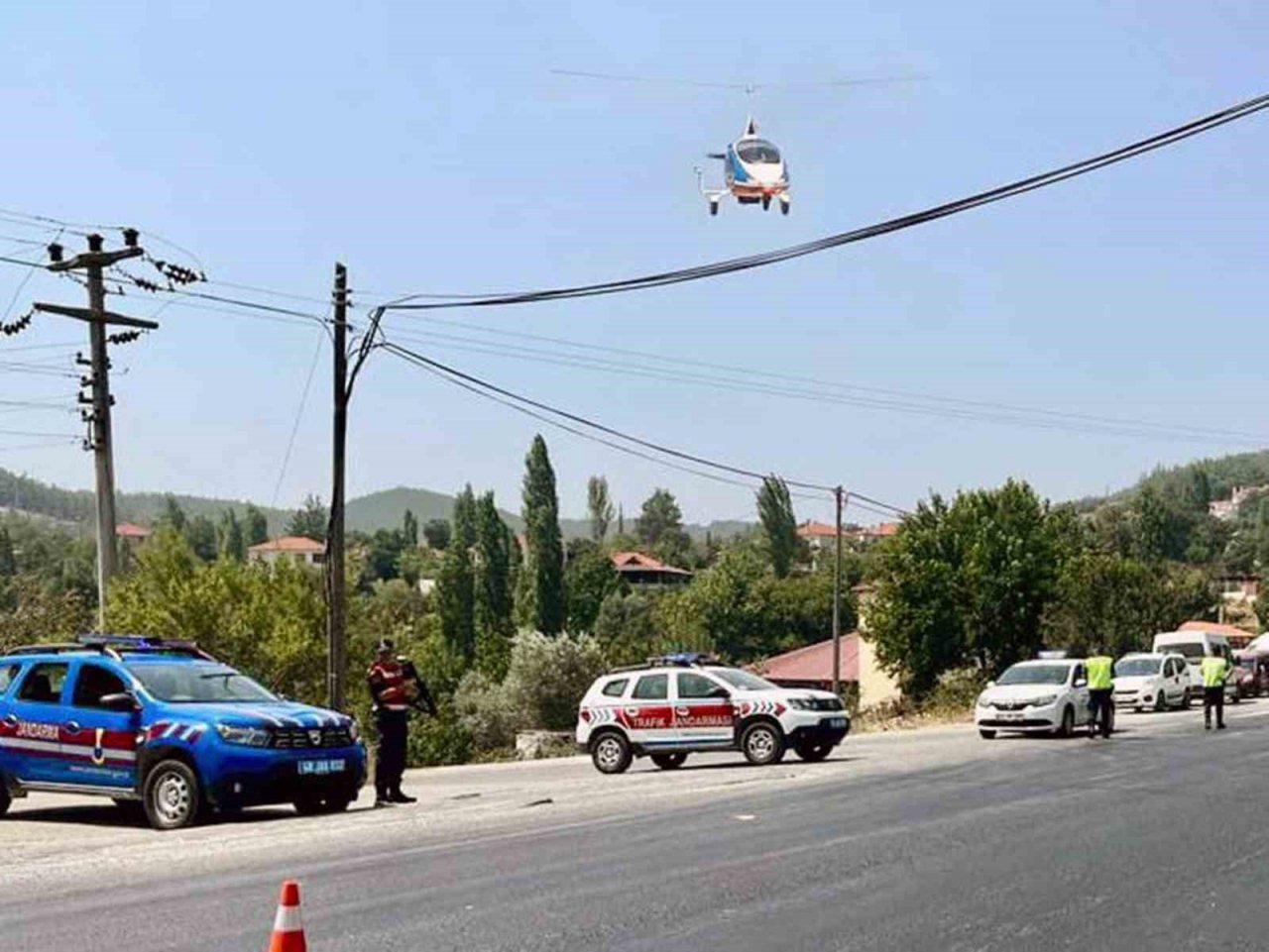 ‘Cayrokopter’ ilk defa Muğla semalarında denetim yaptı