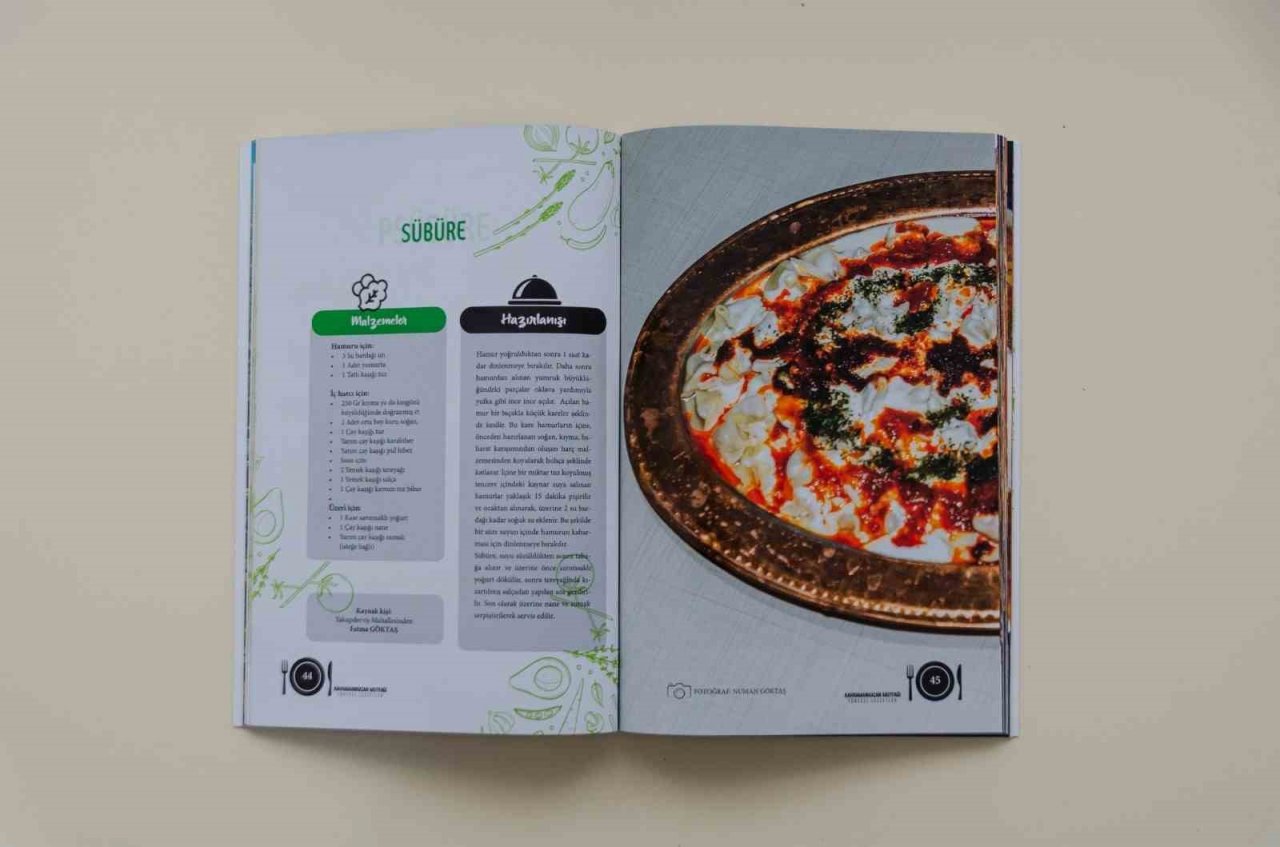Yöresel lezzetler bu kitapta toplandı