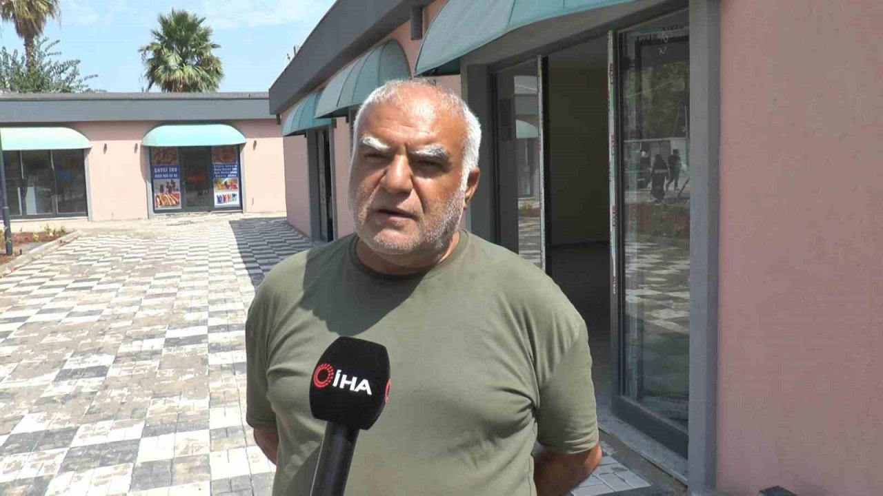 Depremzede esnaflar dükkanlarına kavuştu