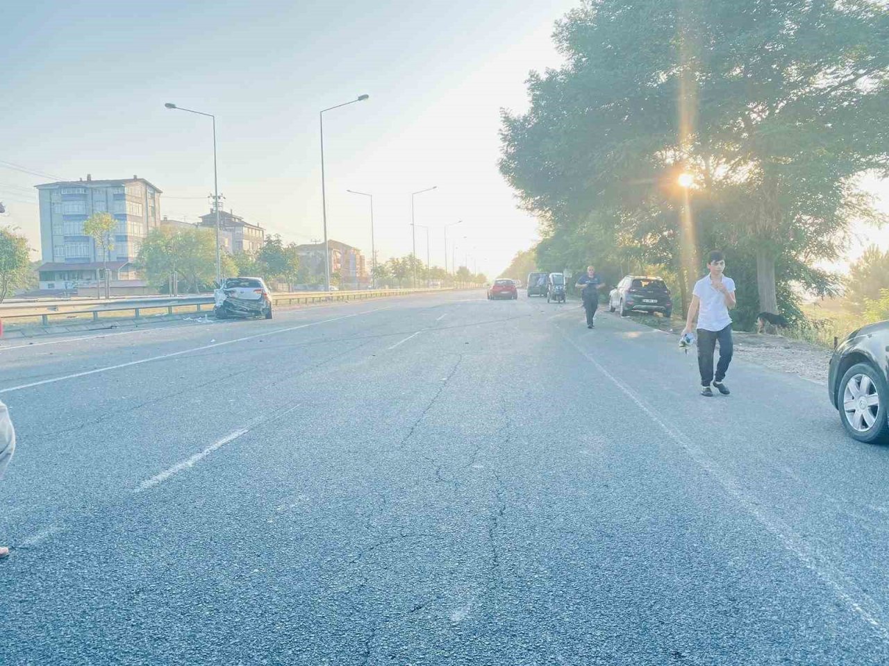 Ordu’da trafik kazası: 1’i polis 3 yaralı