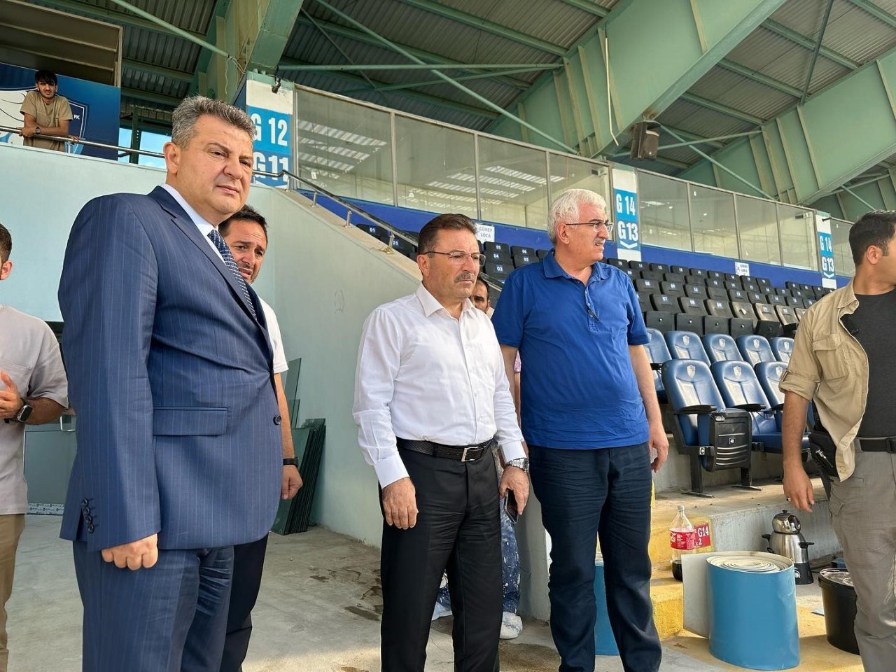 Kazım Karabekir Stadında inceleme yaptılar