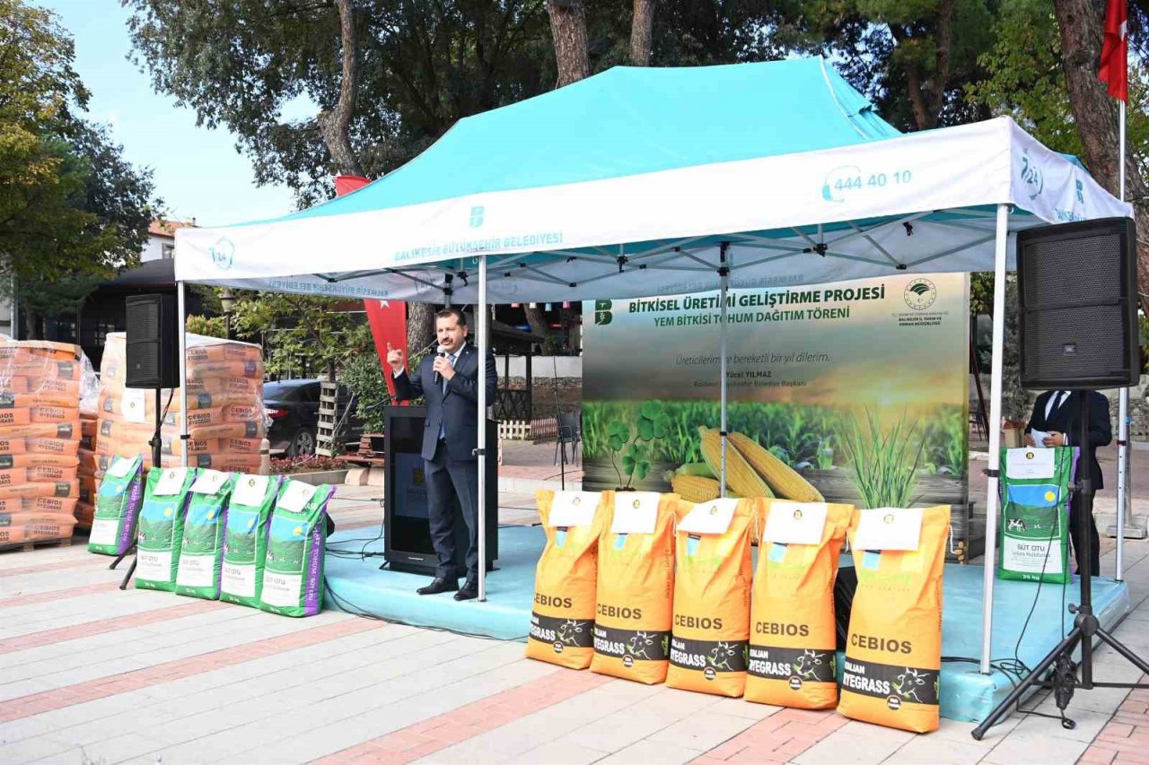 Balıkesir Büyükşehir kırsalda üreticinin yanında