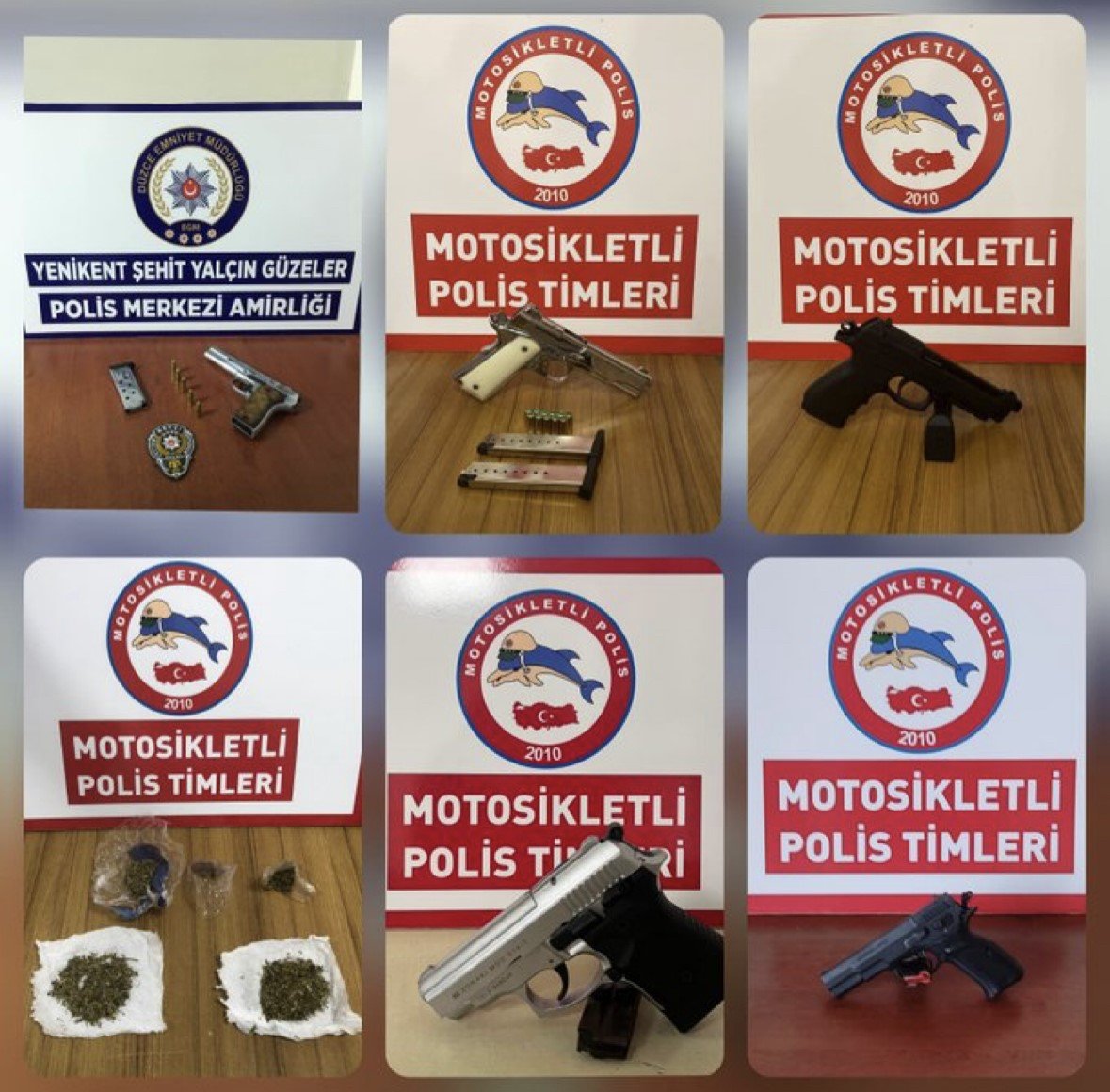 2 saatlik uygulamada 6 ruhsatsız silah ele geçirildi