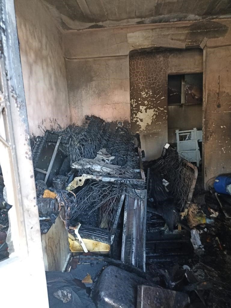 Hatay’da mesken yangını söndürüldü