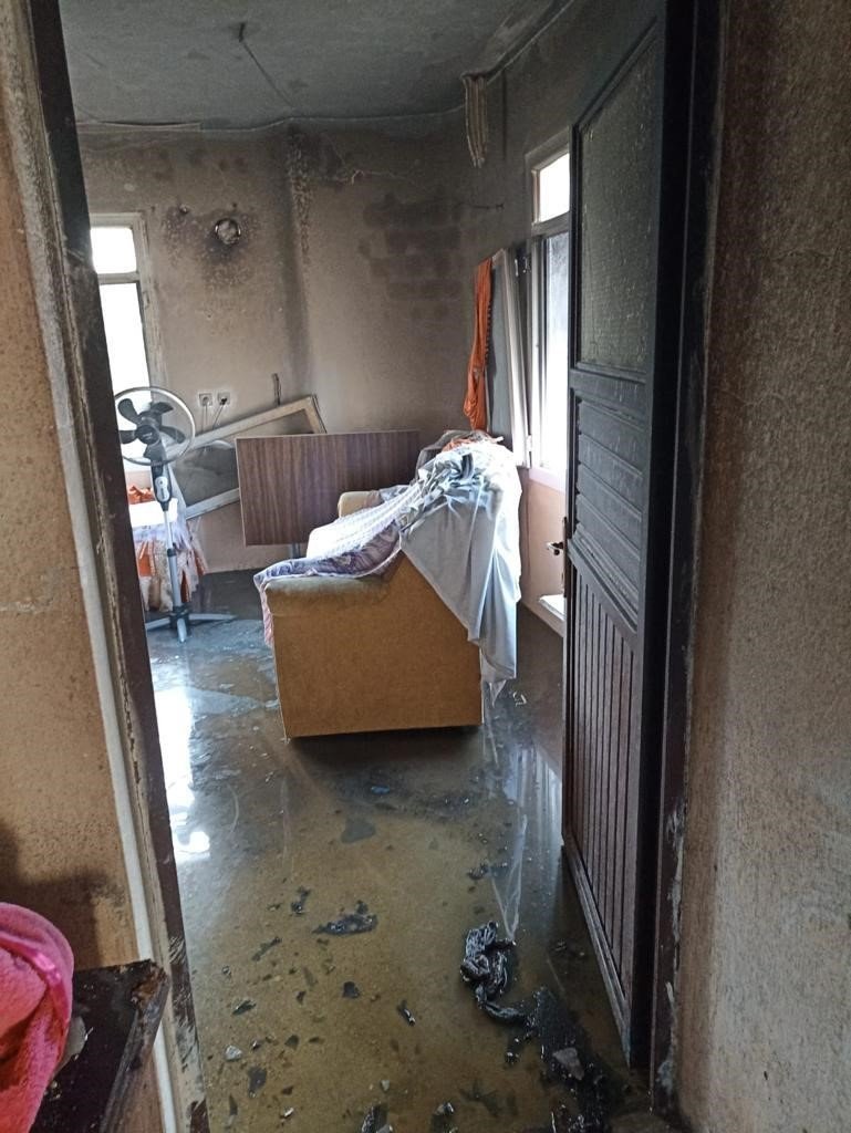 Hatay’da mesken yangını söndürüldü