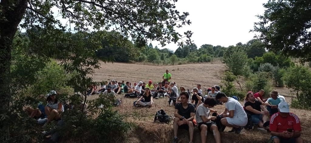 Mysia Yolları’nda yürüyüş yapanlar tabiatın tadını çıkardı