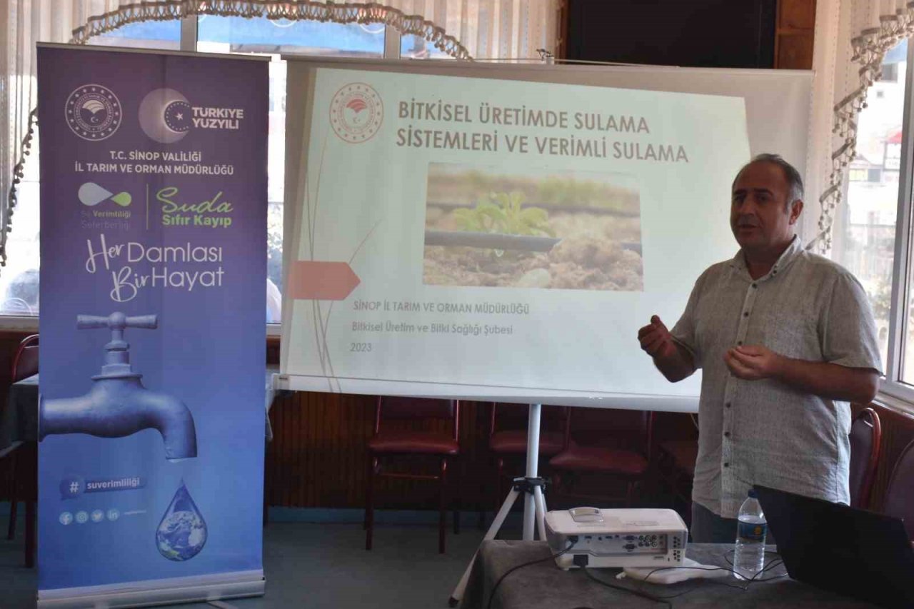 Sinop’ta su verimliliği anlatıldı