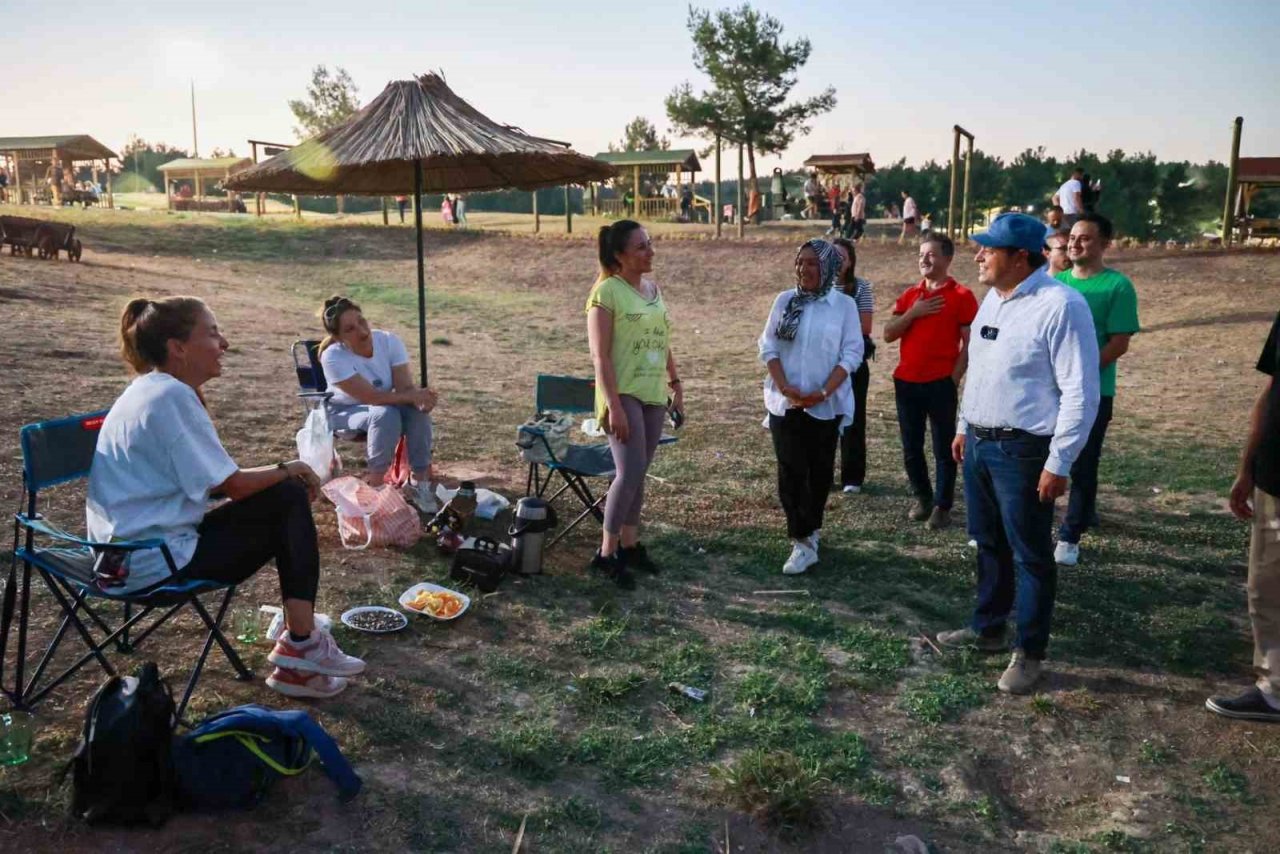 Başkan Çakın, Yeşil Karaağaç Doğal Yaşam Merkezi’nde vatandaşlarla buluştu