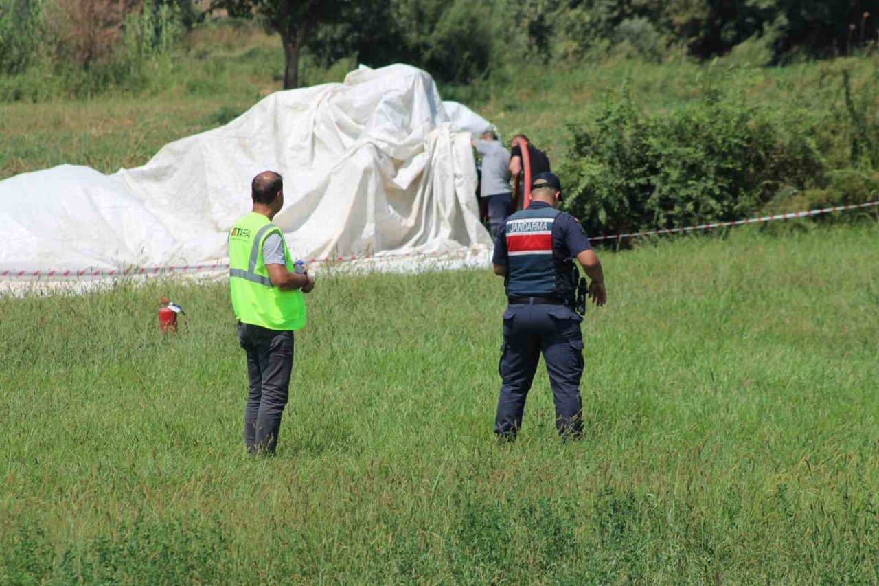 Aydın’da THY’nin eğitim uçağı düştü: 2 yaralı