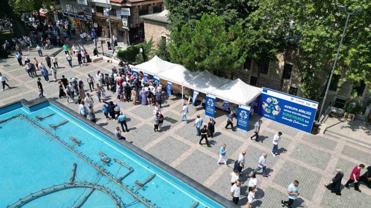 Bursa AB Bilgi Merkezi, kırkyama ile ’Sıfır Atığa’ dikkati çekti