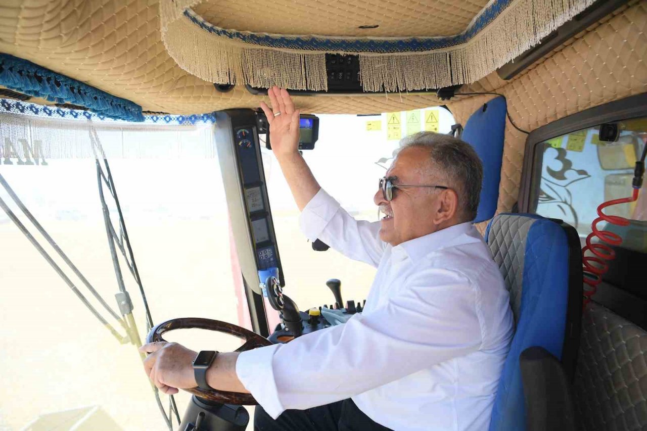 Kayseri’de aspir hasadı başladı