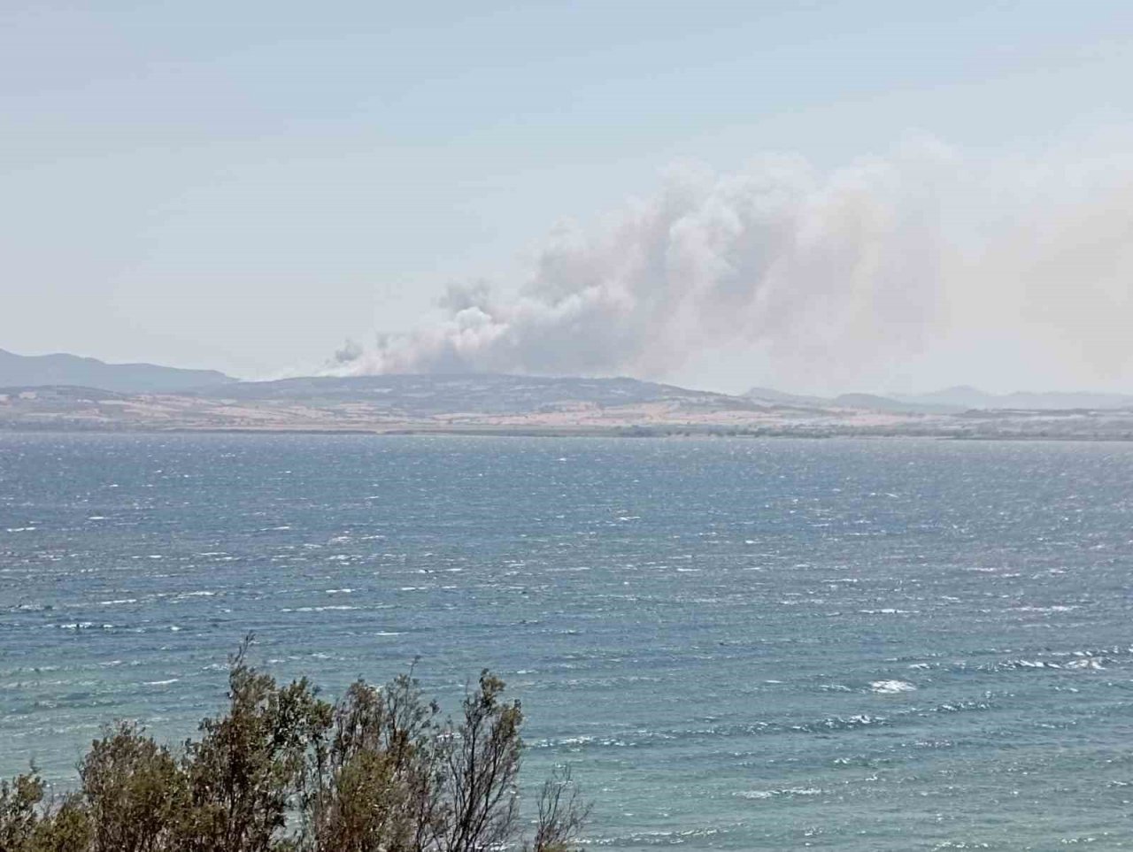 Çanakkale’de orman yangını