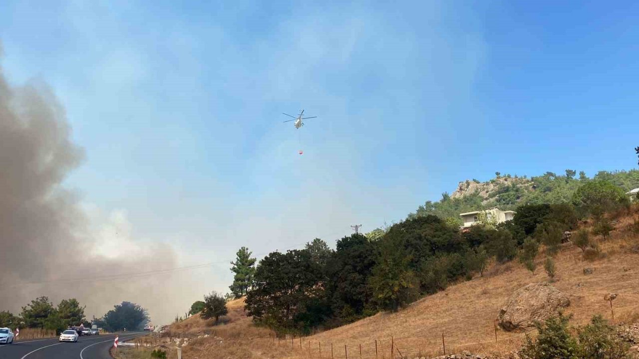 Çanakkale’de büyük orman yangını...2 köy boşaltıldı