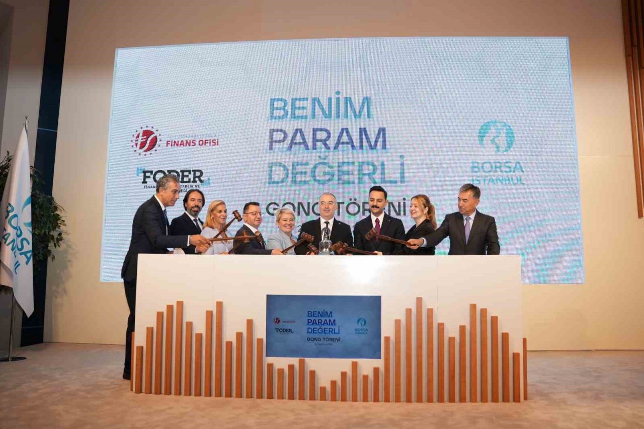 "Benim Param Değerli Projesi" gong töreni ile başladı