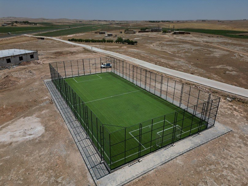 Eyyübiye’de 27 halı sahanın tamamı hizmete girdi