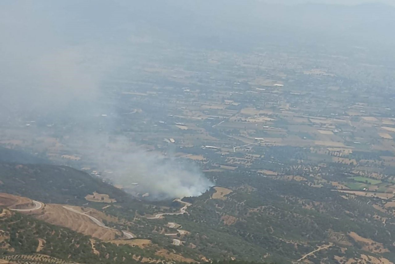 Ödemiş’teki orman yangını kontrol altında