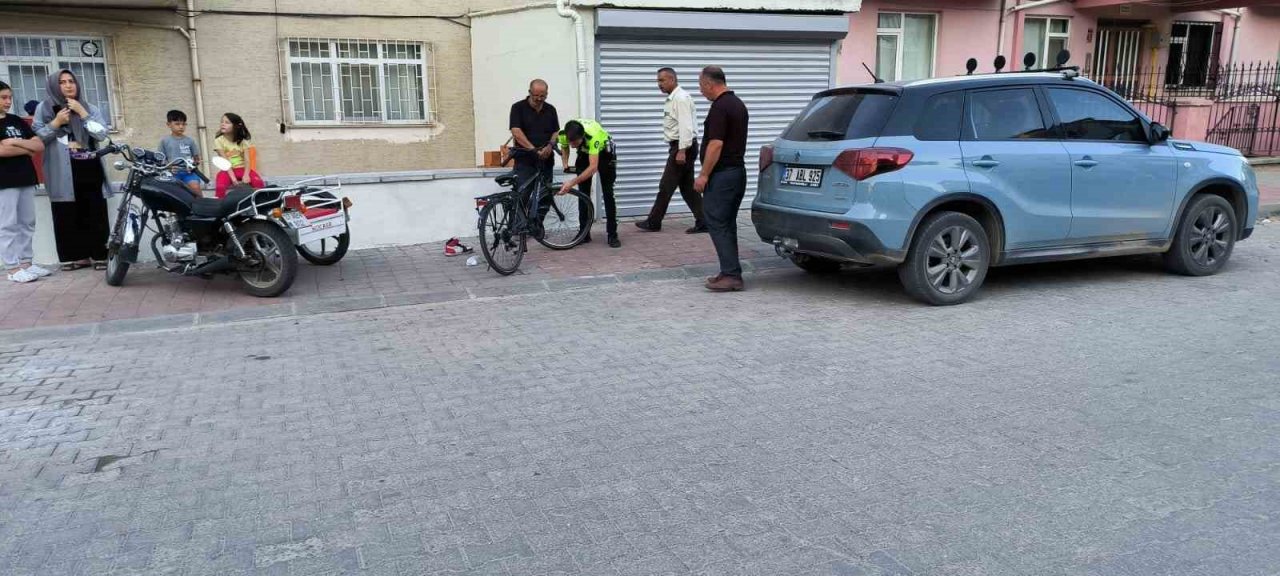 Kastamonu’da bisiklet ile otomobil çarpıştı: 1 yaralı