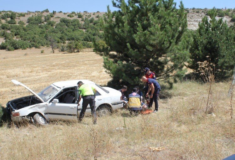 Tavşanlı’da trafik kazası: 2 yaralı