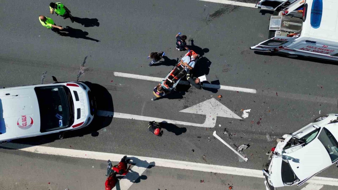 TEM Otoyolu’nda iki ayrı kaza