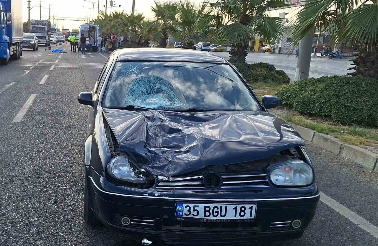 Manisa’da otomobilin çarptığı yaşlı kadın öldü