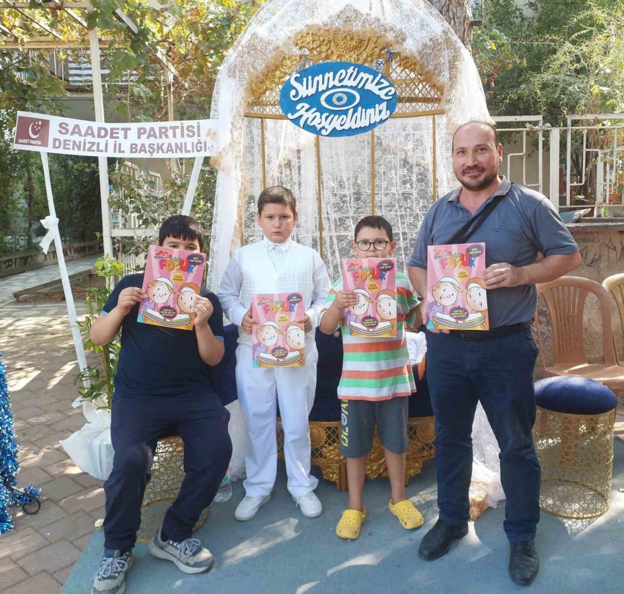 Denizli’de Kur’an kursu öğrencileri ve çocuklara milli değerler anlatıldı