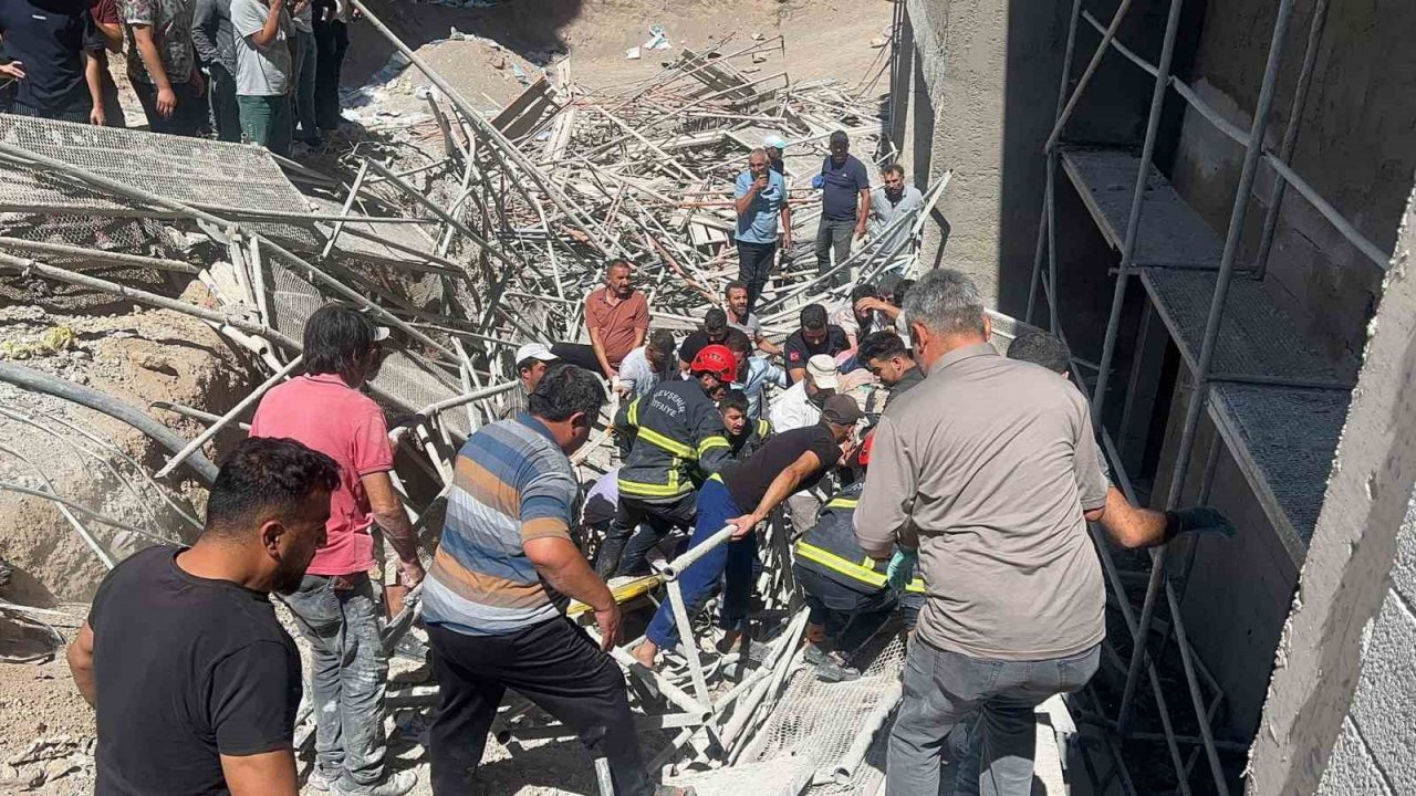 Nevşehir’de iskele çöktü: 1 ölü, 2 yaralı