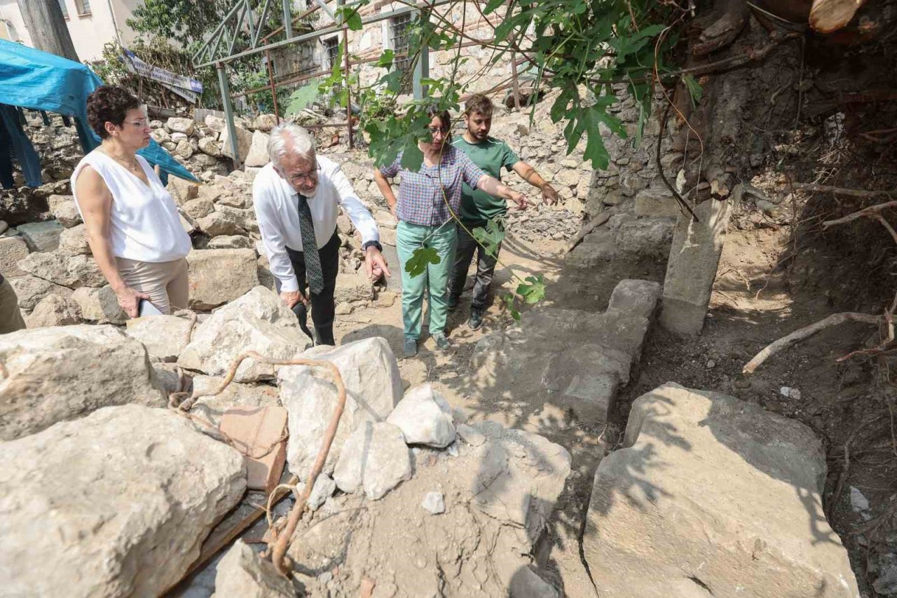 Gölyazı’nın antik dokusu gün yüzüne çıkıyor