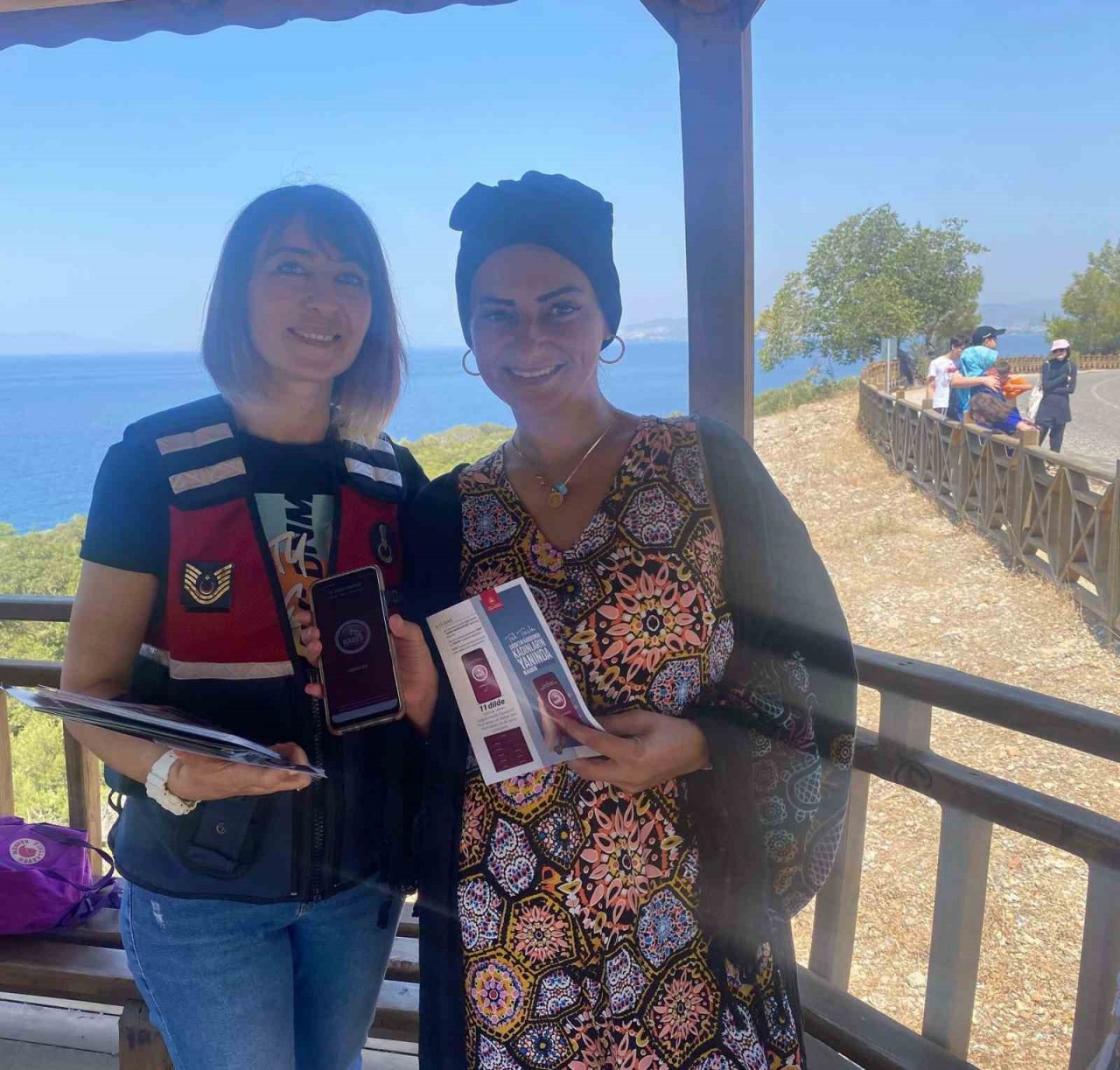 Milli Park’ta ziyaretçiler orman yangınlarına karşı bilgilendirildi