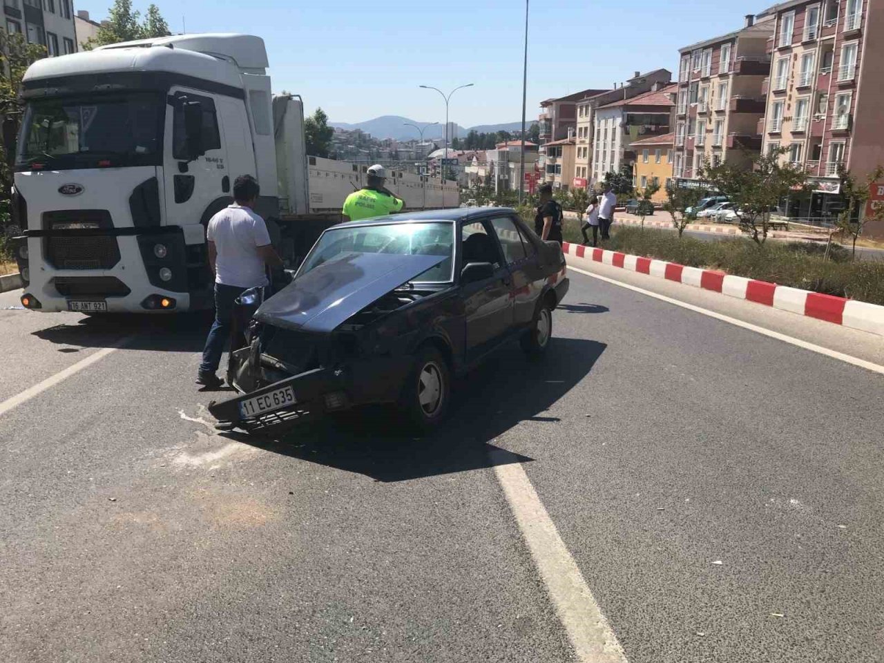 Bilecik’te meydana gelen trafik kazasında 1 kişi yaralandı