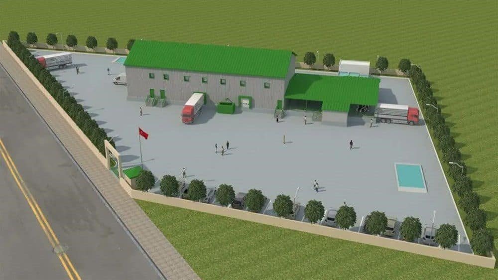 Hakkari’de yapımı devam eden modern mezbaha inşaatında sona gelindi