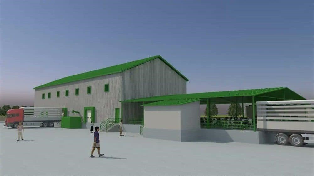 Hakkari’de yapımı devam eden modern mezbaha inşaatında sona gelindi