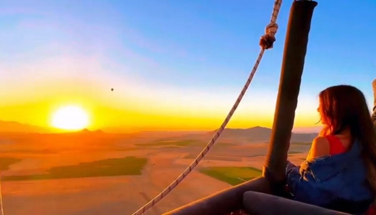 Kapadokya’nın giriş kapısında eşsiz görüntüler