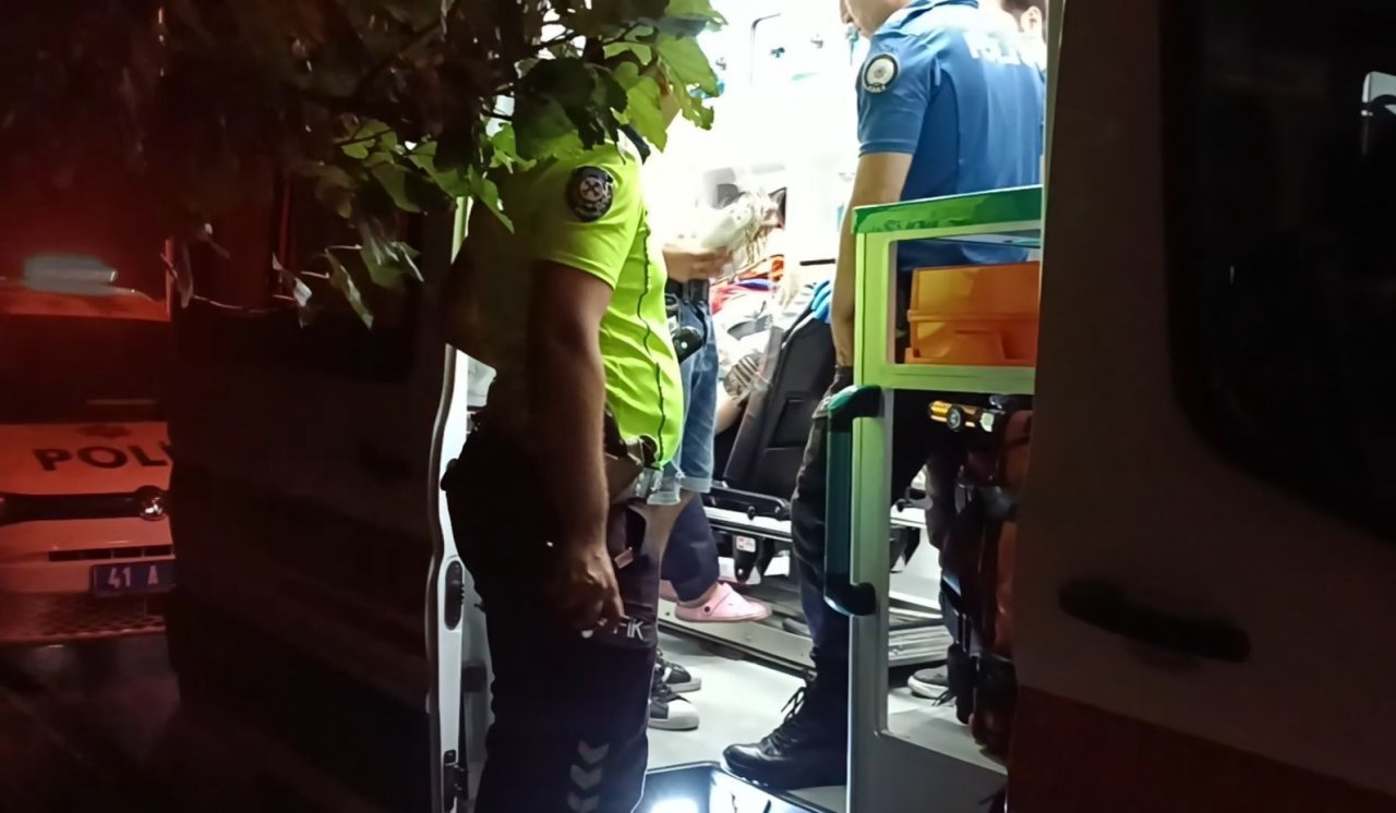 Kocaeli’de otomobil, kırmızı ışıkta duran araca çarptı: 1 yaralı