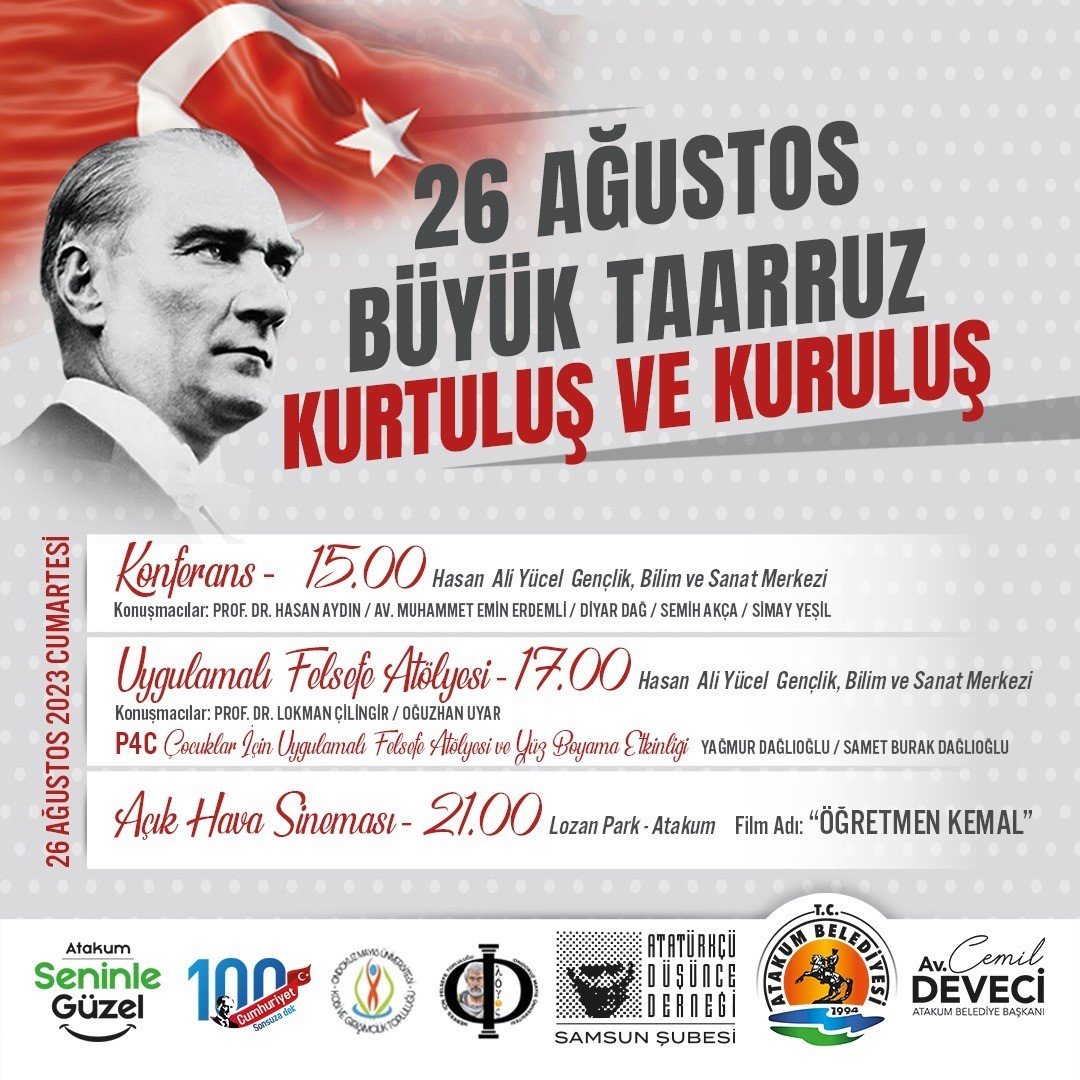 Atakum’da 30 Ağustos etkinliği