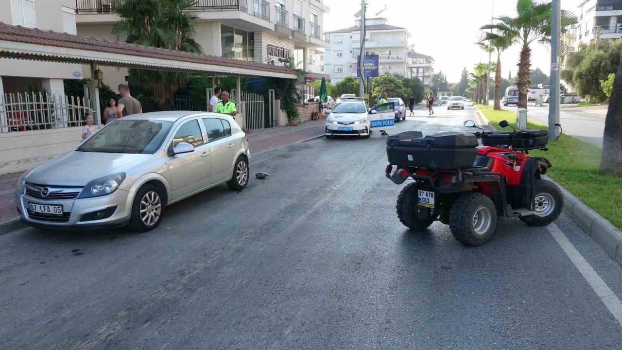 Hollandalı babanın kullandığı ATV kaza yaptı, sürüklenip yaralanan kızının yanına sürünerek gitti