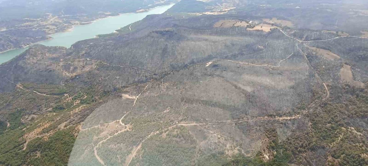 Çanakkale’de acı tablo havadan böyle görüntülendi