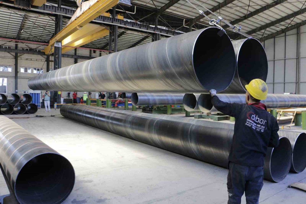Diyarbakır’da üretimi yapılan çelik boru birçok ülkeye ihraç edilecek