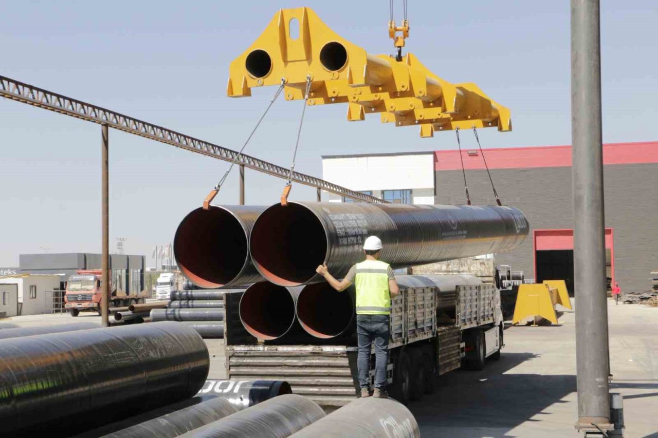 Diyarbakır’da üretimi yapılan çelik boru birçok ülkeye ihraç edilecek