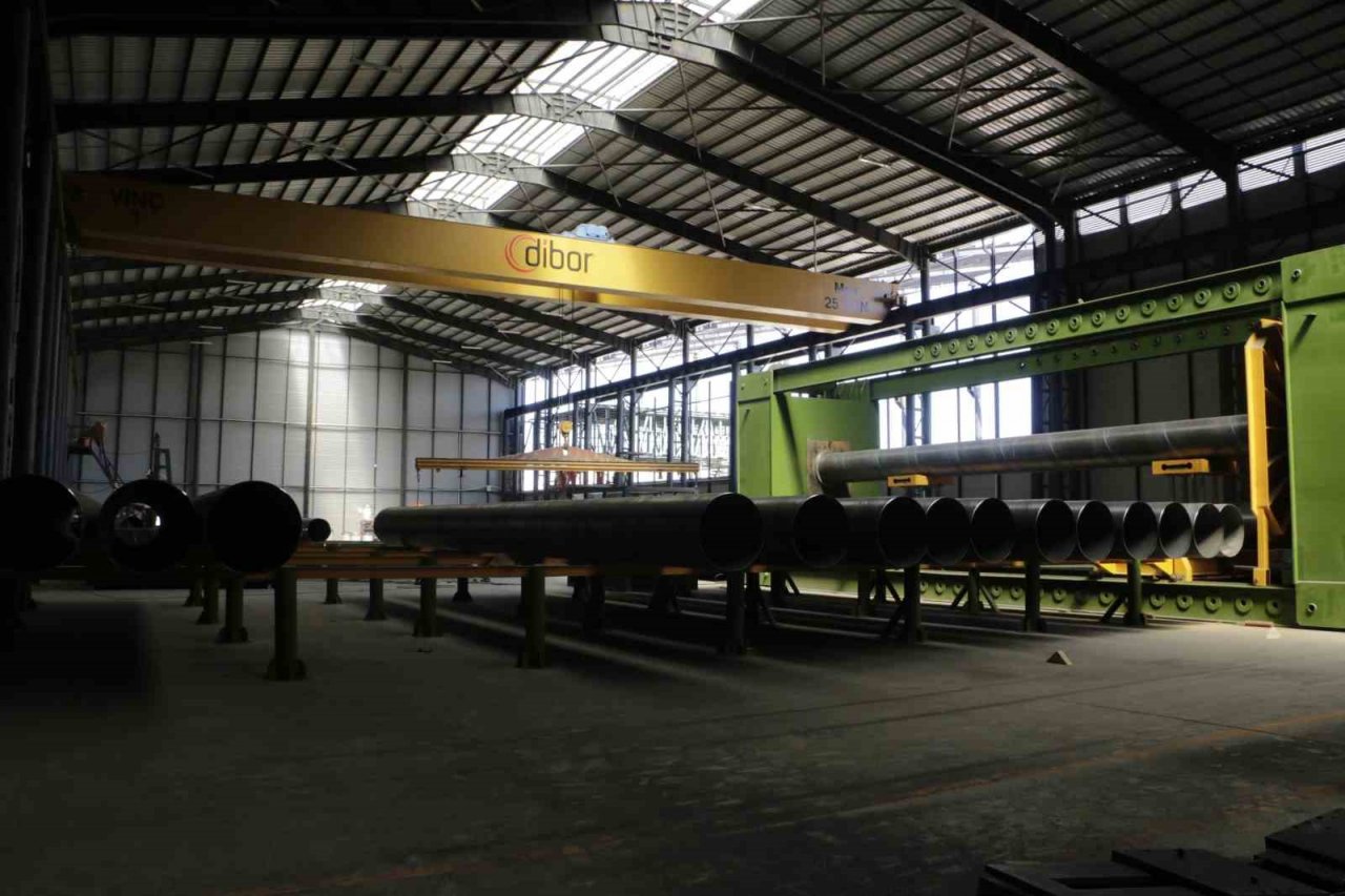 Diyarbakır’da üretimi yapılan çelik boru birçok ülkeye ihraç edilecek
