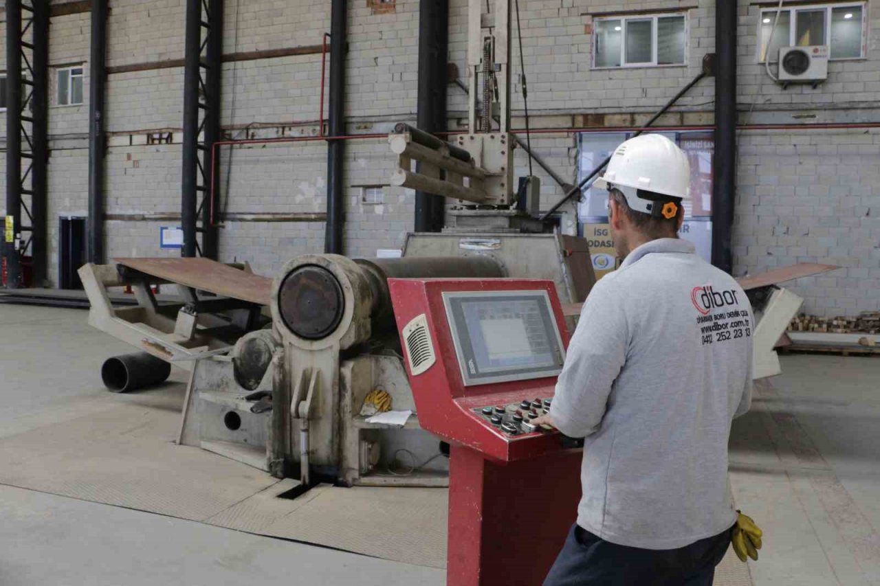 Diyarbakır’da üretimi yapılan çelik boru birçok ülkeye ihraç edilecek