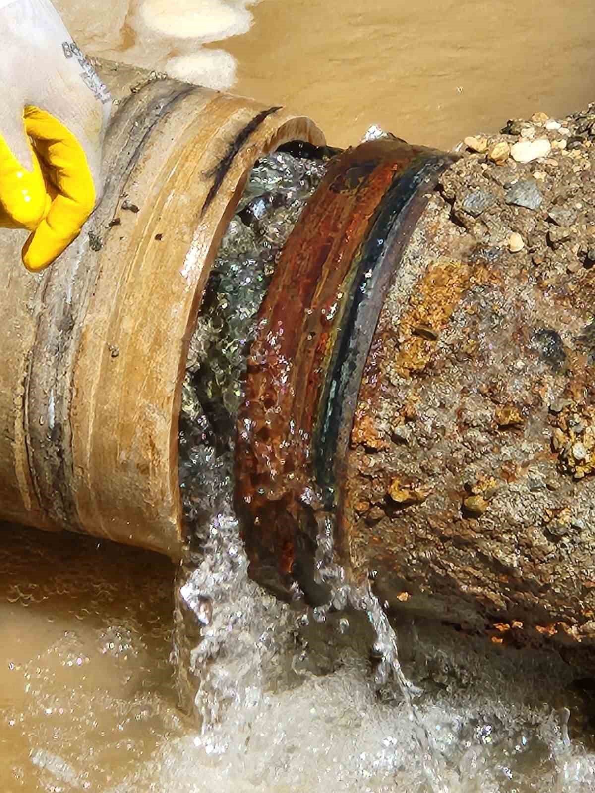 Elazığ’da izinsiz kazı, su kesintisine neden oldu