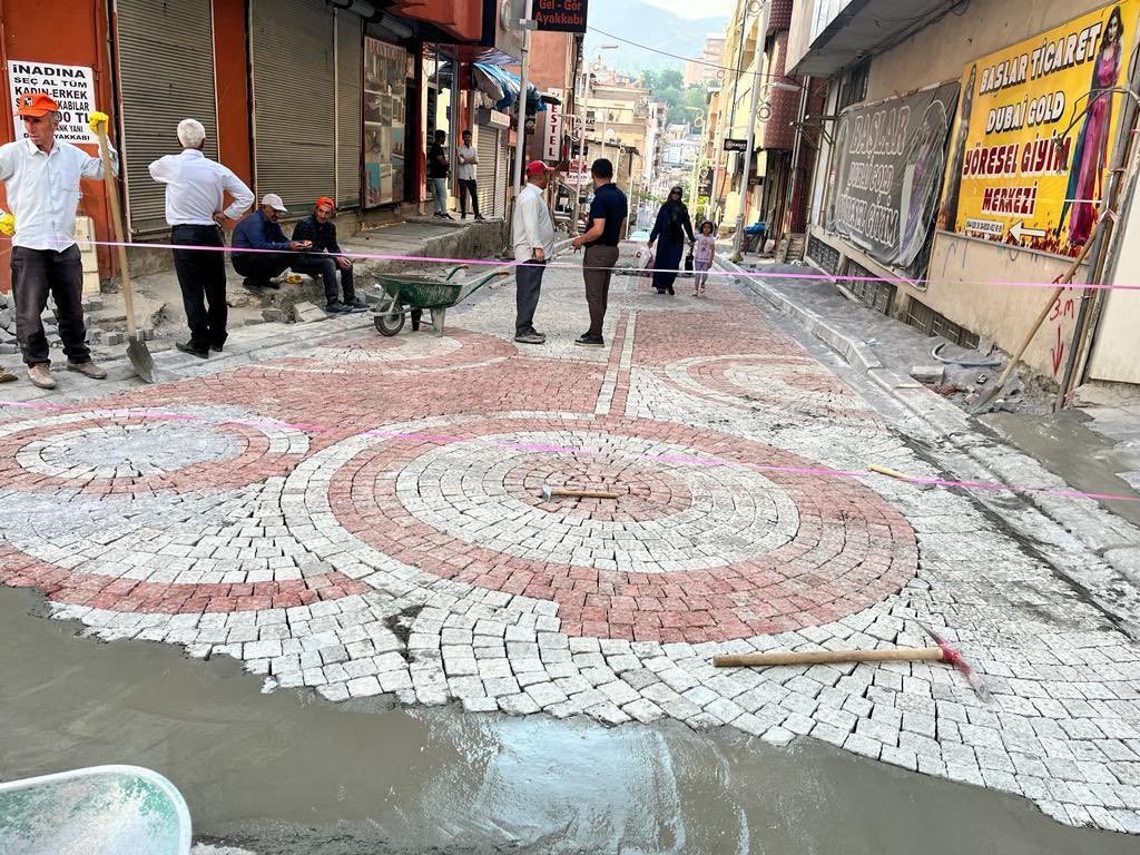 Hakkari Valisi Çelik, sanat sokağı çalışmalarını denetledi