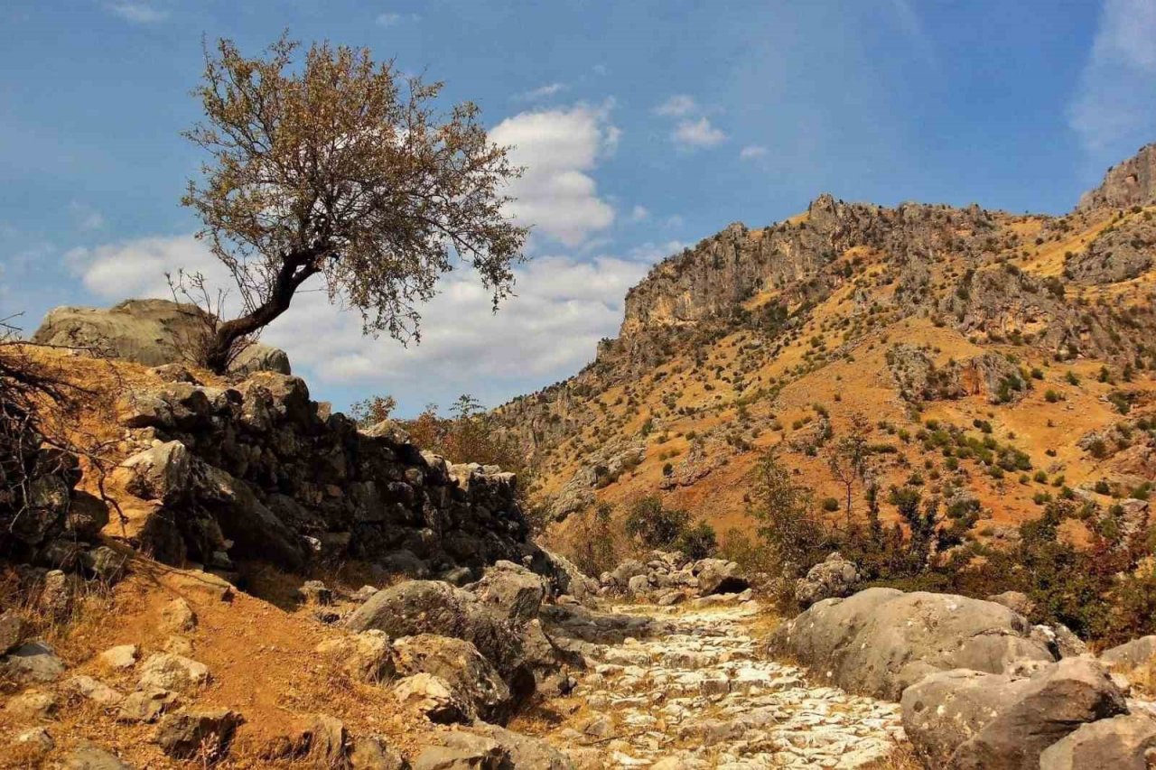 Kahramanmaraş’ta antik yol kalıntıları